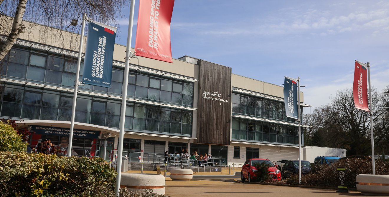 Outside of the Sport Wales National Centre