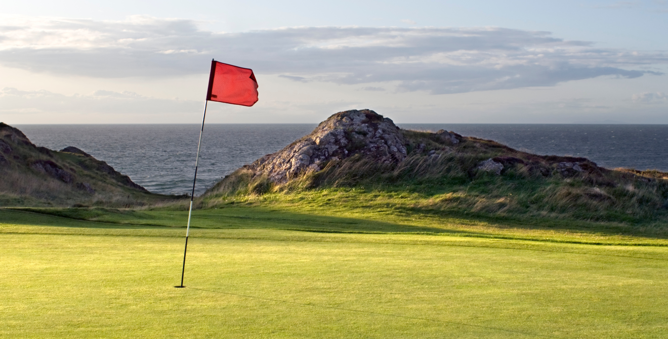 Cwrs golff Morfa Nefyn.