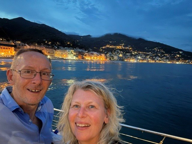 A selfie of Graham on holiday in Alassio